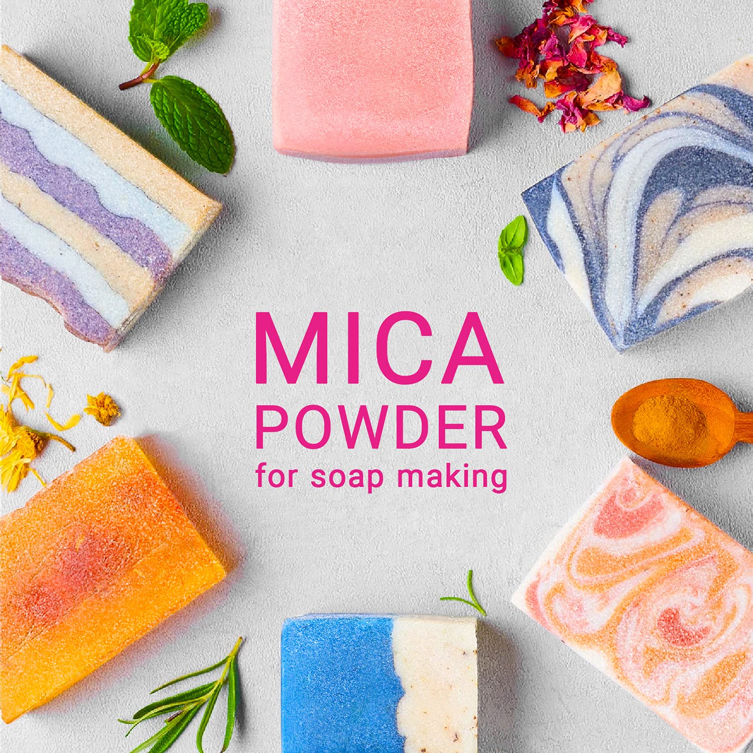 24 Colors Mica Powder Set for Epoxy Resin, Nail Art Pigment & Soap Making - Vibrant Epoxy Dye & Cosmetic Grade Color Pigment - Perfect for DIY Crafts, Jewelry Making & Bath Bombs