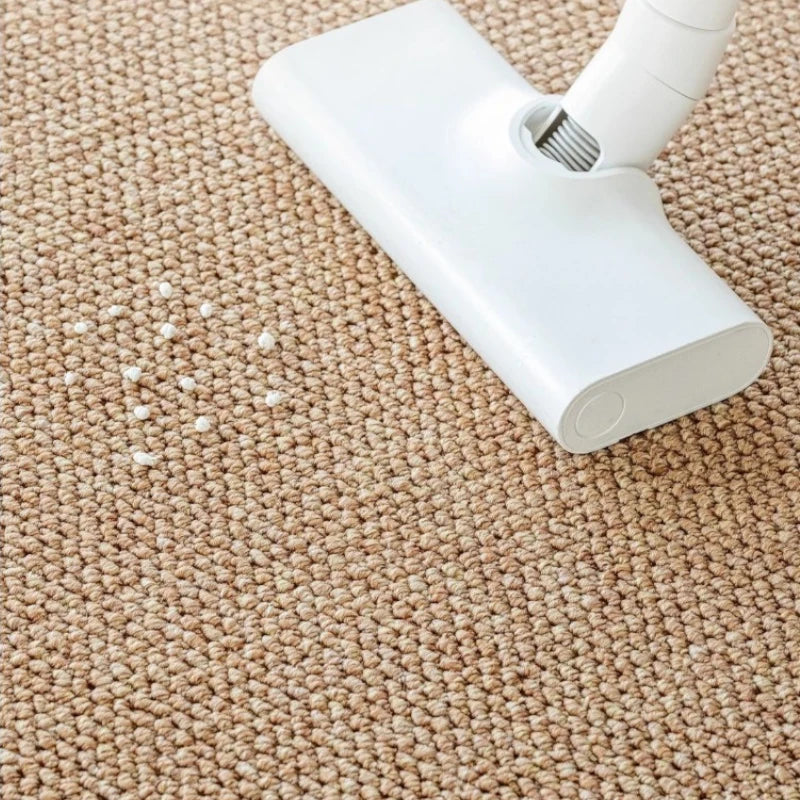 Elianna Faux Linen Minimalist Pet-Friendly Area Rug - Soft Non-Slip Living Room Carpet for Bedroom, Nursery & Home Decor
