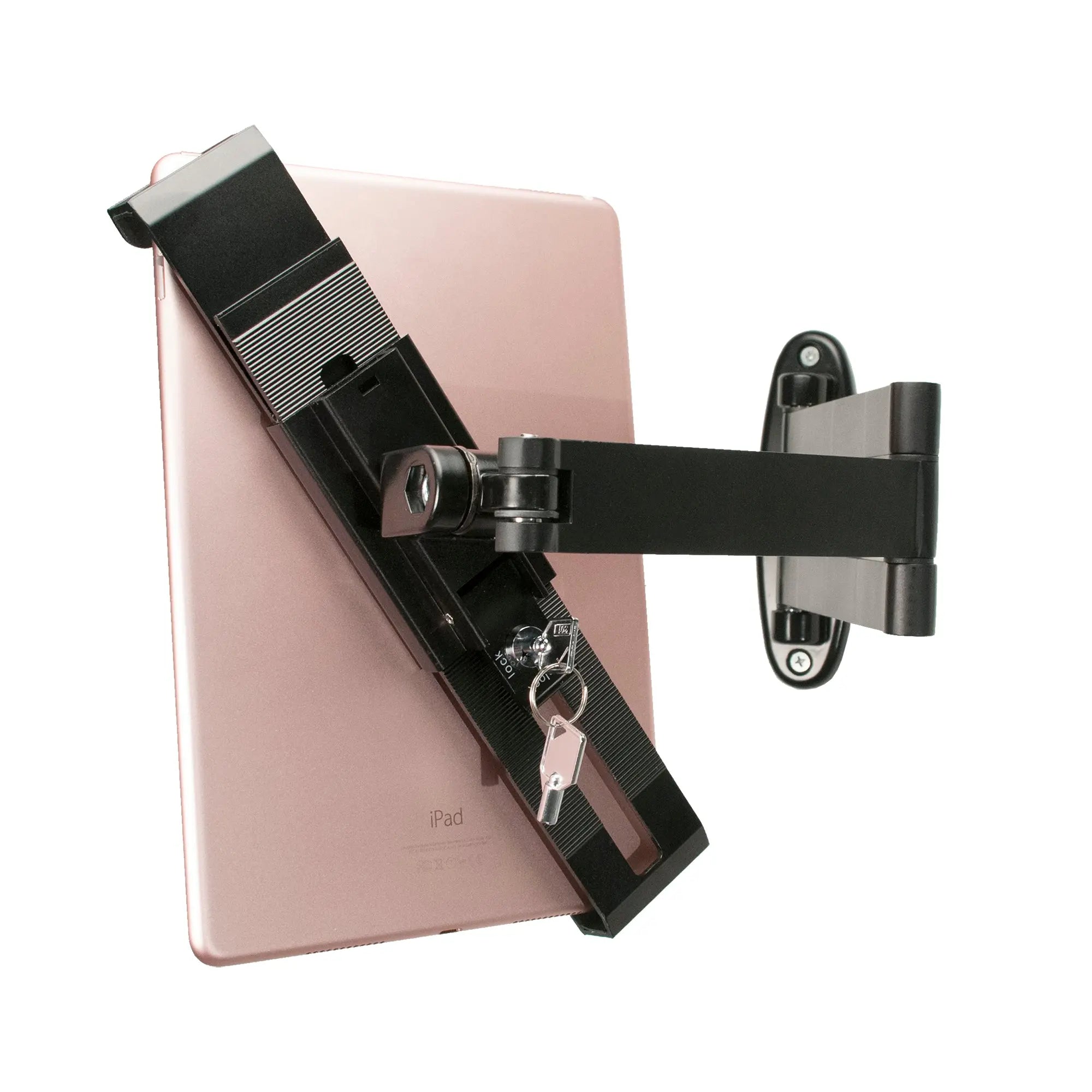 Adjustable Articulating Security Wall Mount for 7-13 Inch Tablets - Heavy Duty VESA Compatible Bracket for iPad, Samsung, Fire HD - Perfect for Retail, Kitchen, Office & Home Security Monitoring