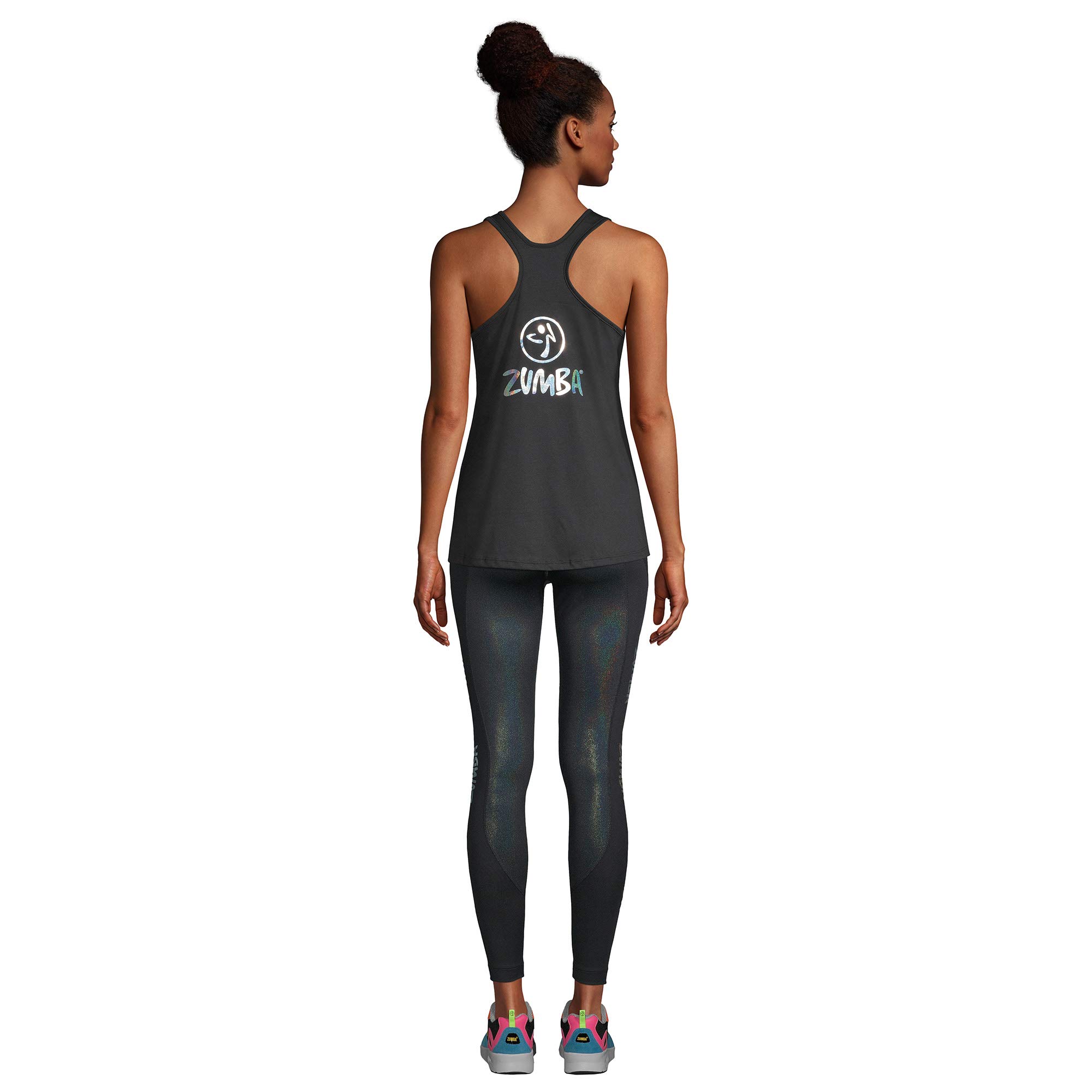 ZUMBA Graphic Print Dance Fitness Tank Tops for Women - Breathable Activewear Workout Tops for Dance, Yoga & Gym - Perfect for Zumba Classes, Cardio Workouts & Summer Fitness