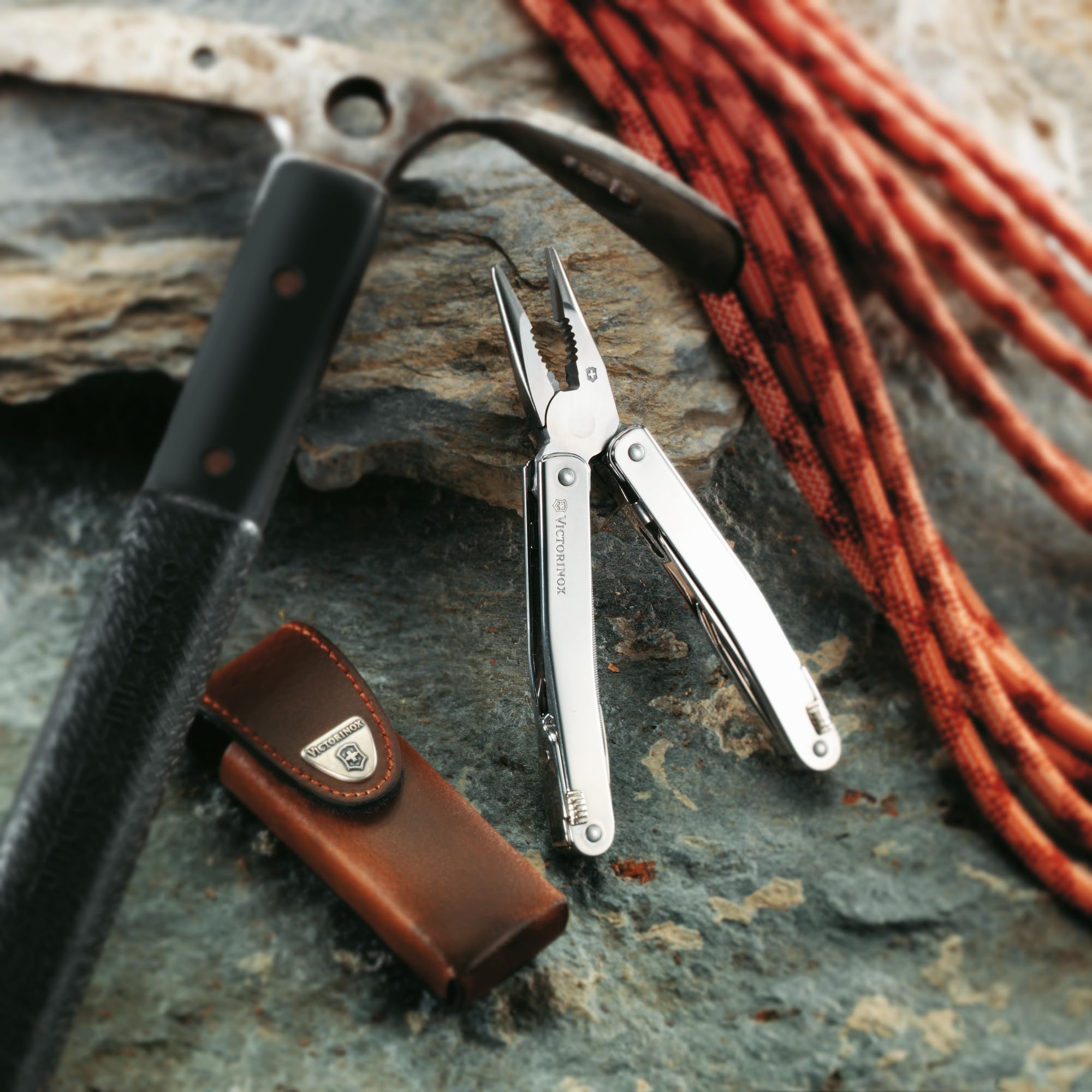 Victorinox Swiss Tool Spirit X Swiss Army Knife - 24-in-1 Multitool with Large Blade, Pliers & Wire Cutter | Premium Swiss-Made Survival Gear for Camping, Hiking & Outdoor Adventures (Includes Nylon Pouch)