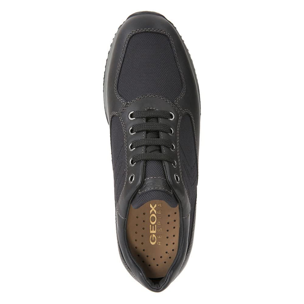 Geox Men's Happy A Low Top Sneakers - Breathable Casual Shoes for Walking, Running & Everyday Wear - Lightweight Comfortable Footwear for Men