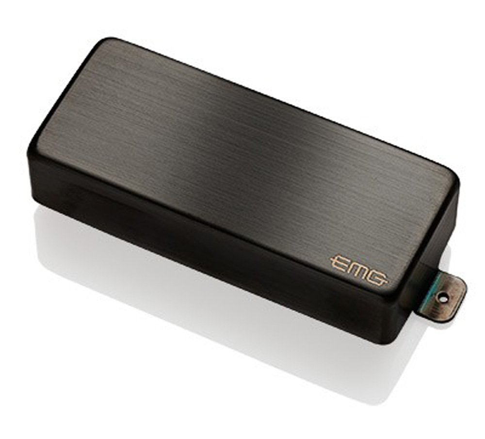 EMG-85-8H Active Humbucker Pickup - Brushed Black Chrome - 8-String Guitar Replacement - Perfect for Metal, Rock & Extended Range Playing