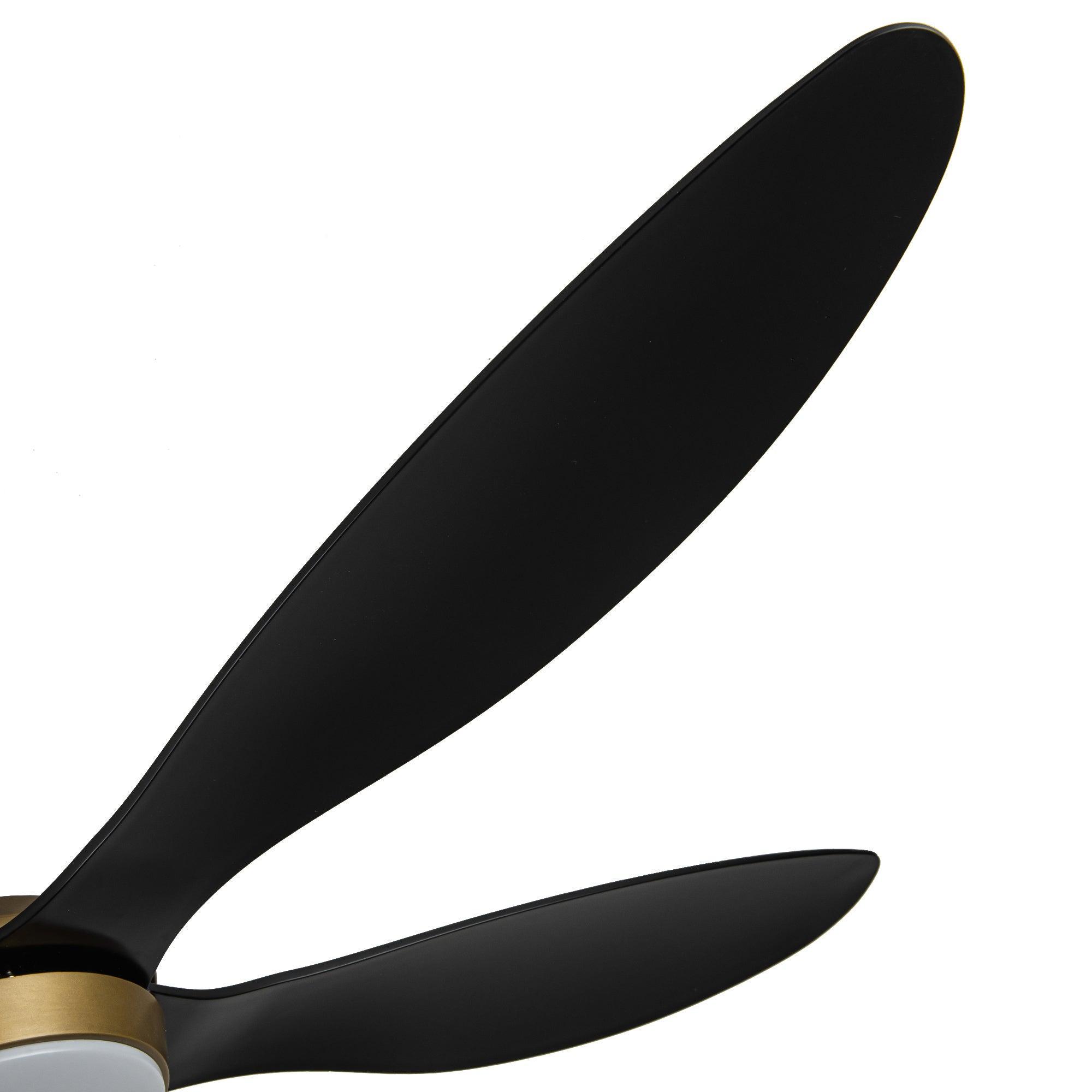 52 Inch Punjab Smart Ceiling Fan with LED Light - Energy Efficient, Remote Control, Quiet Operation for Bedroom, Living Room, and Office