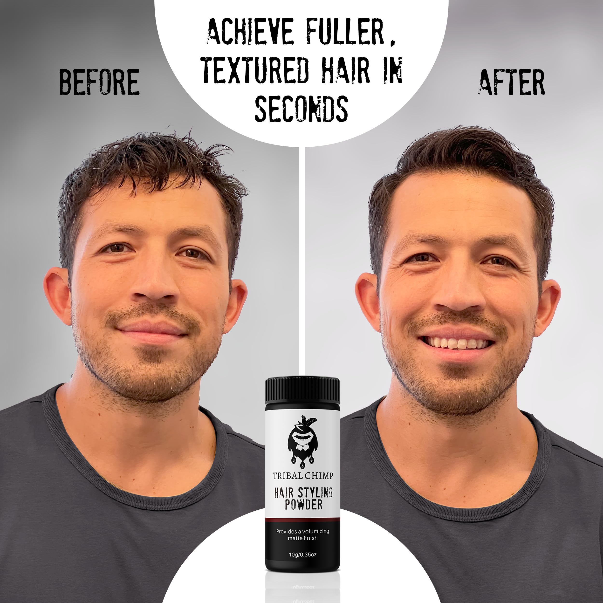 Best Hair Styling Powder for Men & Women - All-Day Invisible Hold Volumizing Texture Powder with Matte Finish (2-Pack, 10g Each) | Perfect for Everyday Hairstyles, Weddings & Special Events