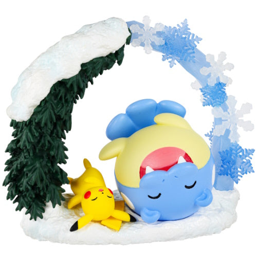 Pokemon Circular Diorama Collection - Re-Ment 3 Inch Miniature Collectible Figures for Display & Home Decor | Perfect for Anime Fans, Gift Giving & Pokemon Merchandise Collectors