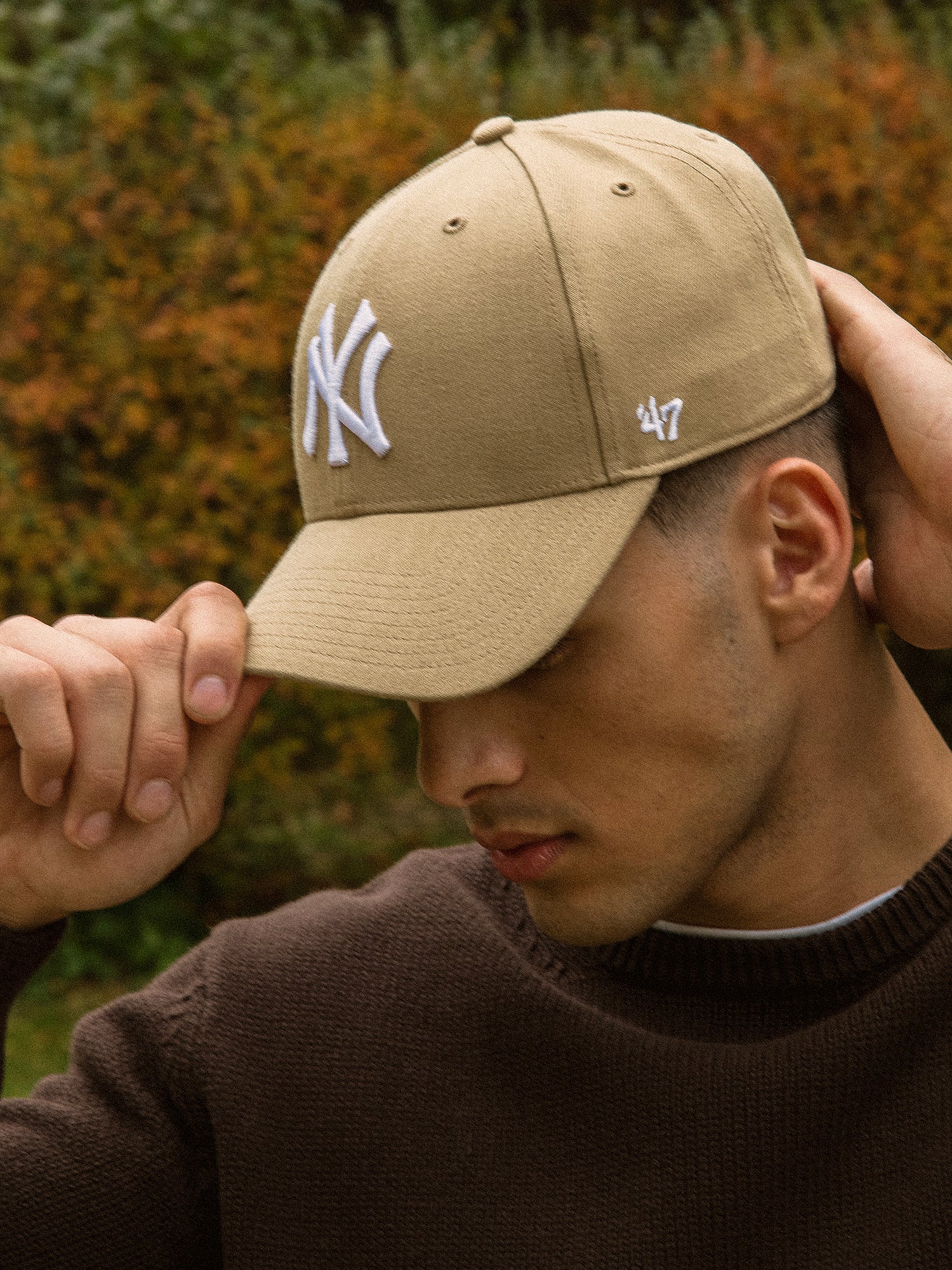 New York Yankees 47 Brand MVP Adjustable Baseball Cap - Official MLB Licensed Hat for Men & Women - Perfect for Games, Sports & Casual Wear