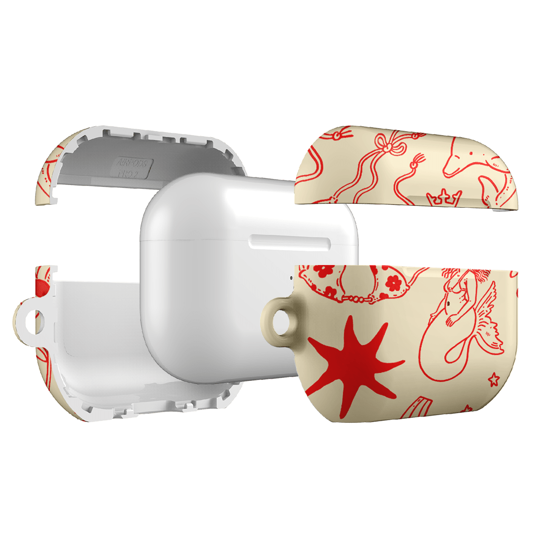 Spiced Cowboy Cream AirPods Pro Case - Premium Protective Cover for Apple AirPods Pro (3rd/2nd/1st Gen) - Durable Shockproof & Scratch-Resistant - Perfect for Travel, Workout & Daily Use
