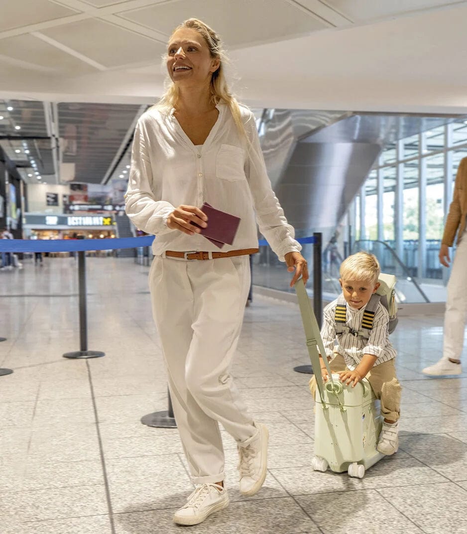 Jetkids By Stokke Bedbox - Portable Kids Travel Bed & Ride-On Suitcase for Airplanes, Cars & Sleepovers | Perfect for Toddler Travel Accessories & Airplane Essentials