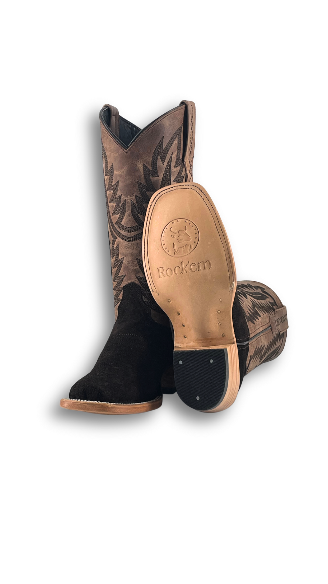Sophia Roughout Frontier Toe Cowgirl Boots for Women - Western Riding & Country Fashion - Perfect for Rodeo, Line Dancing & Outdoor Adventures