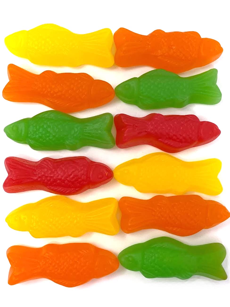 SweetGourmet Assorted Fruit Flavored Juju Fish Candy - 3lb Bulk Pack for Parties, Halloween Treats & Movie Night Snacks