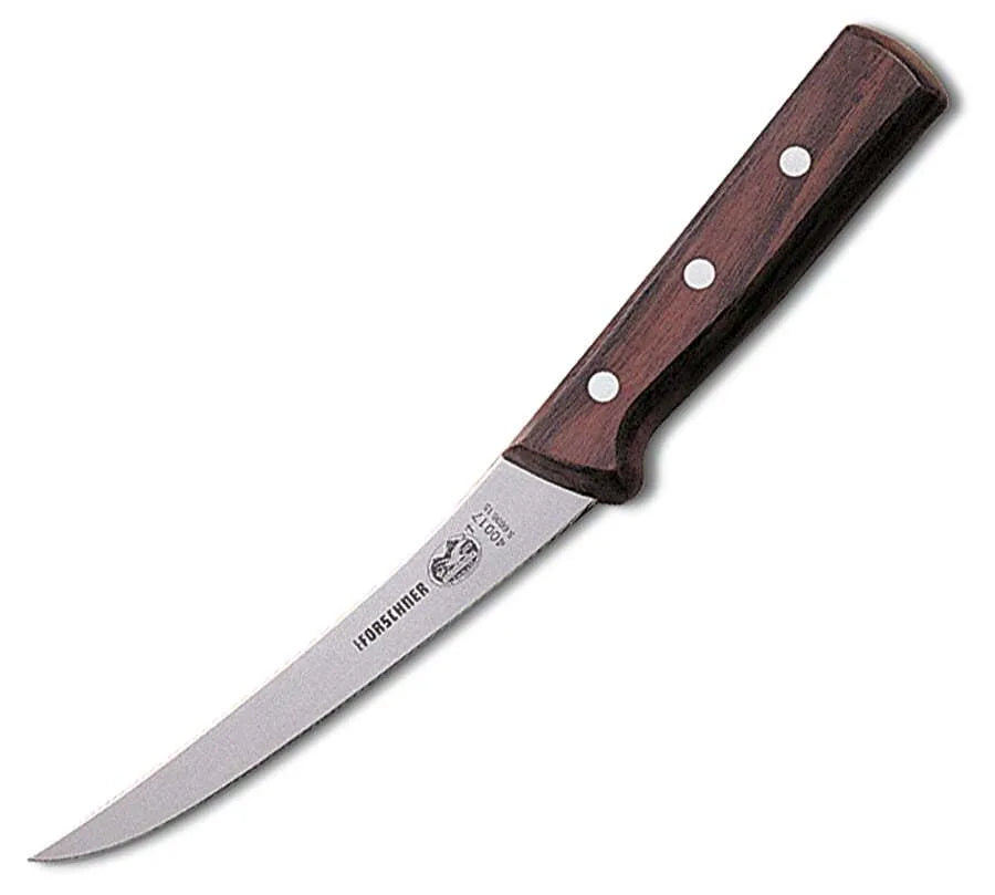 Victorinox Curved Semiflexible Boning Knife - Professional 6-Inch Flexible Blade for Meat, Poultry & Fish - Perfect for Butchers, Chefs & Home Cooking