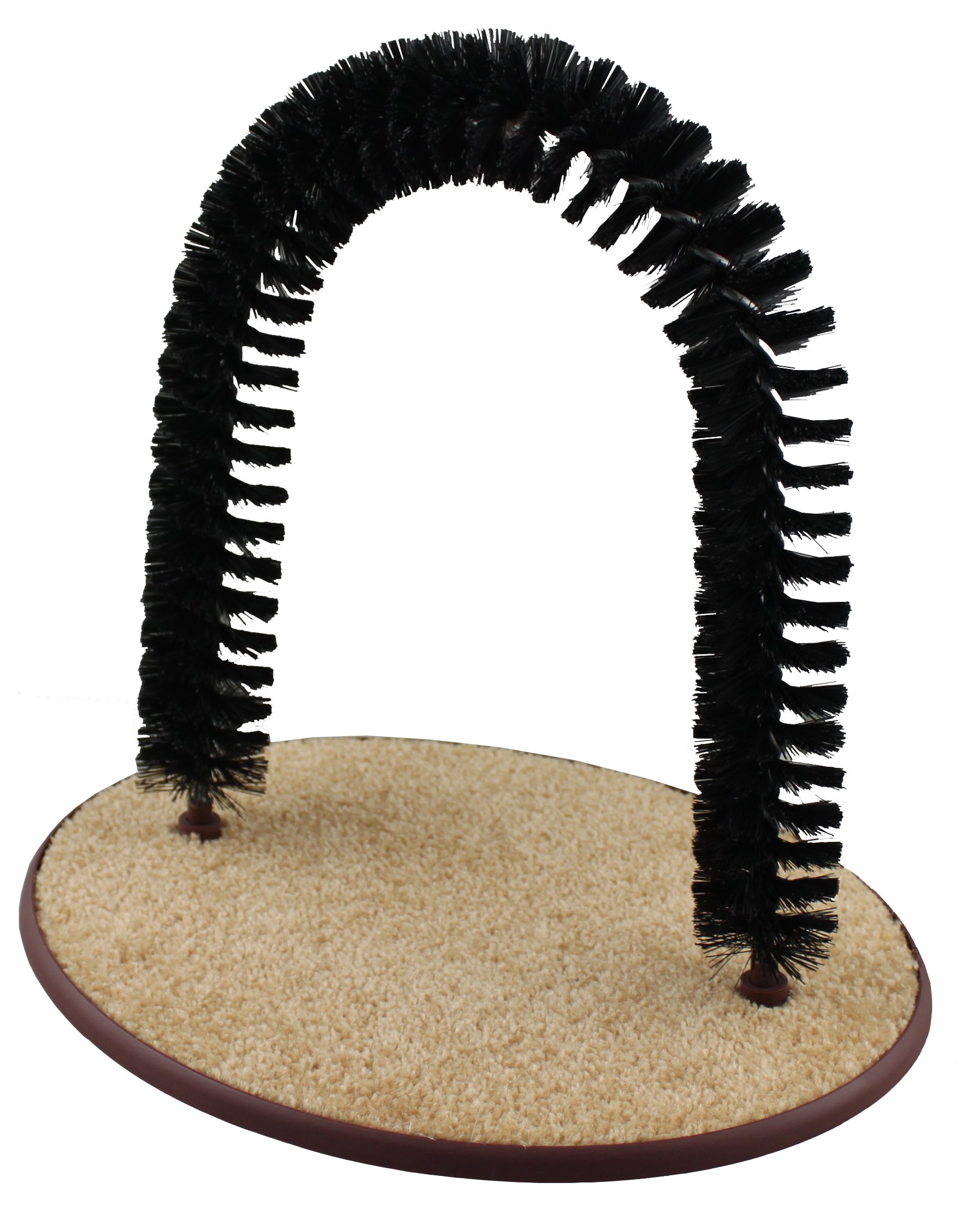 Premium Cat Grooming Arch with Catnip - 2 Pack Scratching Post for Kittens & Adult Cats - Perfect for Home, Office & Pet Salon Use