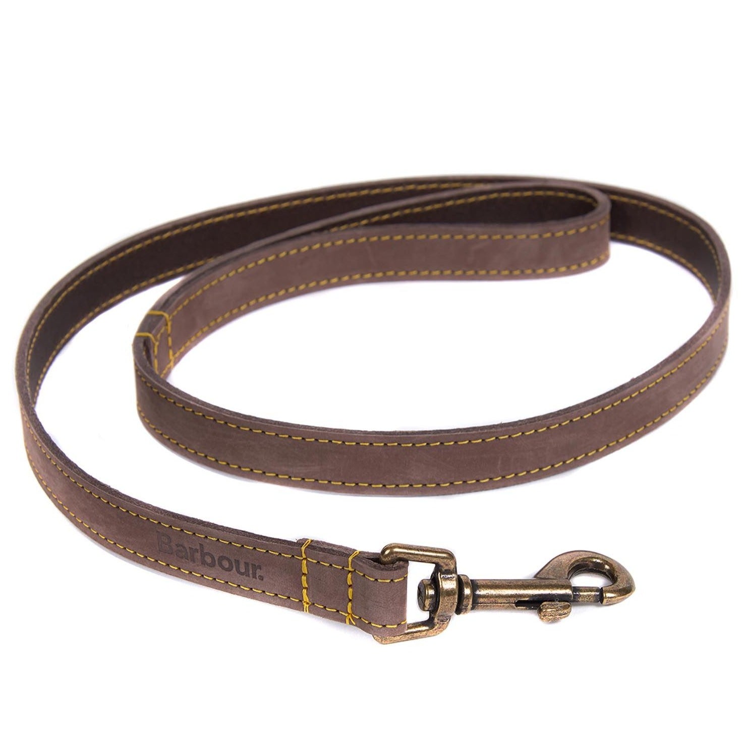 BARBOUR Leather Dog Lead - Premium Brown Leather Dog Leash for Medium & Large Dogs - Durable & Stylish for Walking, Training & Outdoor Adventures