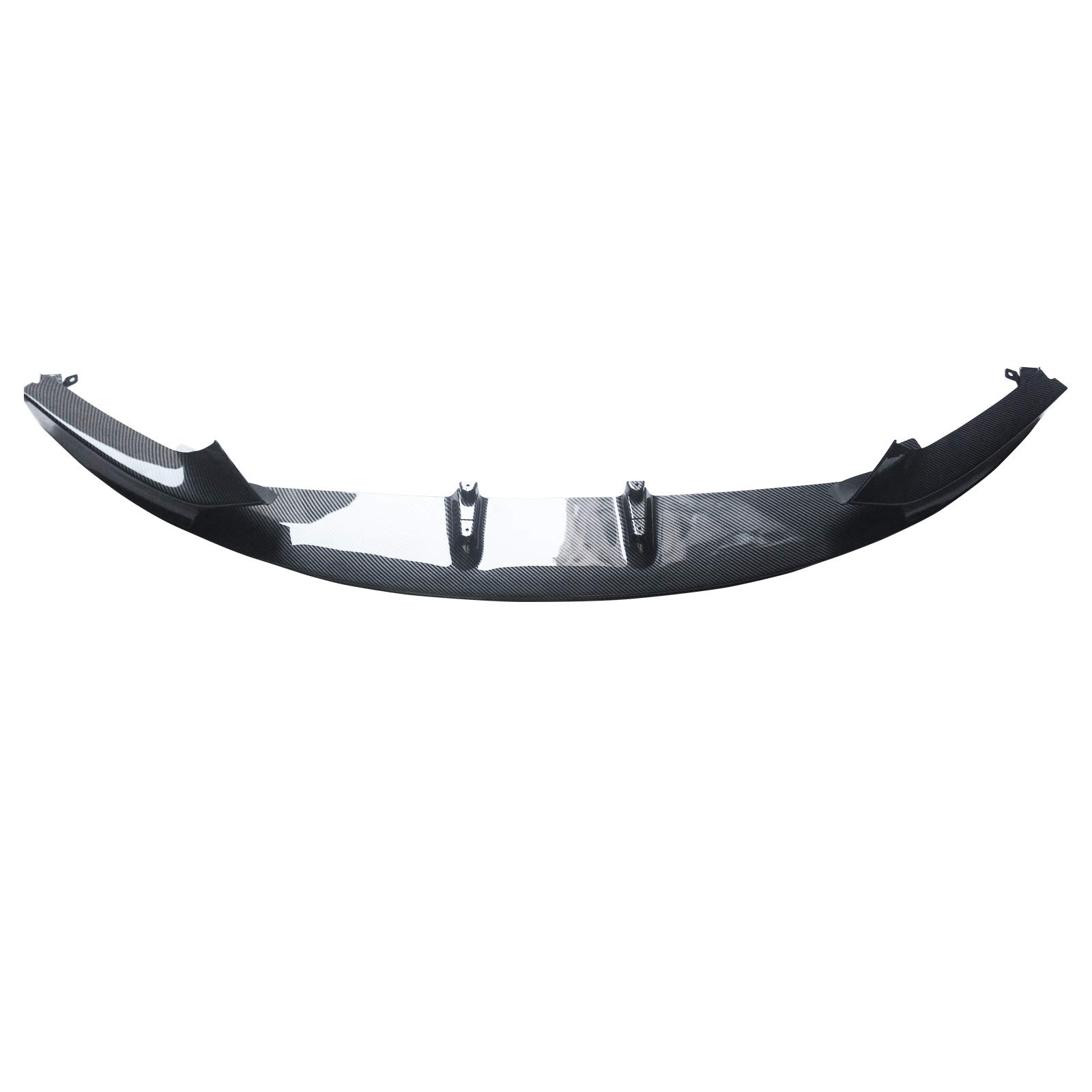 NINTE Front Lip Spoiler for 2014-2021 BMW 2 Series M Sport - Double Deck Style Carbon Fiber Coating Front Bumper Splitter - Aggressive Styling & Enhanced Aerodynamics for Street & Track Performance