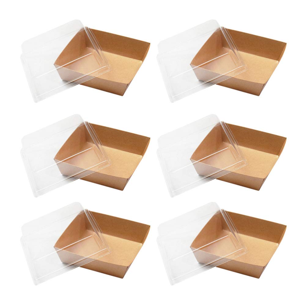 50-Pack Eco-Friendly Cupcake Containers with Lids - Reusable Cookie & Cake Storage Tins for Baking, Desserts, Parties, and Picnics - Perfect for Cupcakes, Pies, Sandwiches, and Snacks