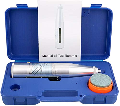 HT-225 Concrete Test Hammer | Rebound Hammer Tester (10-60Mpa) | HT225 Concrete Strength Testing Tool | Professional Resiliometer for Construction Quality Control | Perfect for On-Site Concrete Strength Evaluation in Buildings, Bridges & Roads