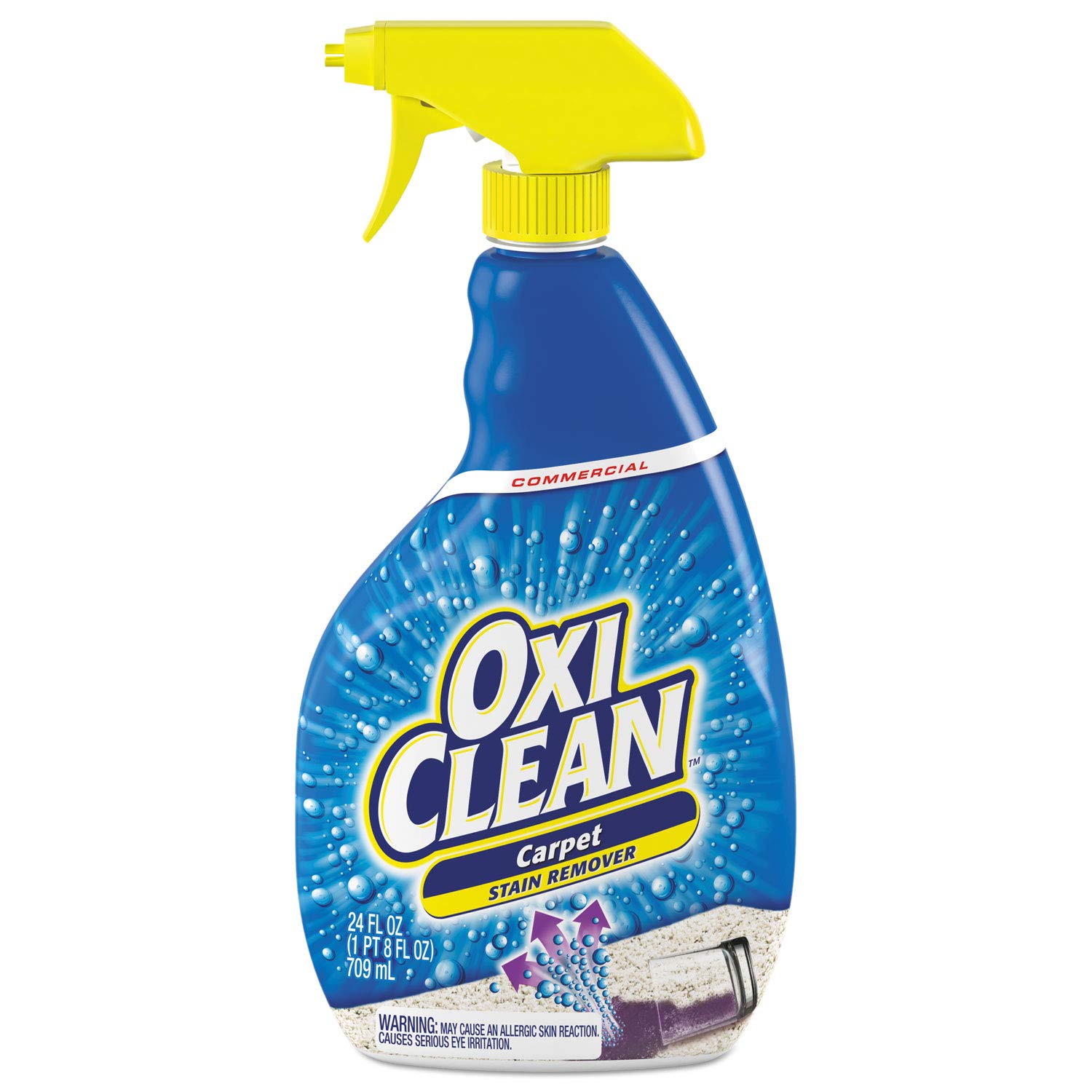 OxiClean 5703700078EA Carpet Spot & Stain Remover Liquid - 24 oz | Fast-Acting Formula for Tough Stains on Carpets, Rugs & Upholstery | Pet & Family Safe