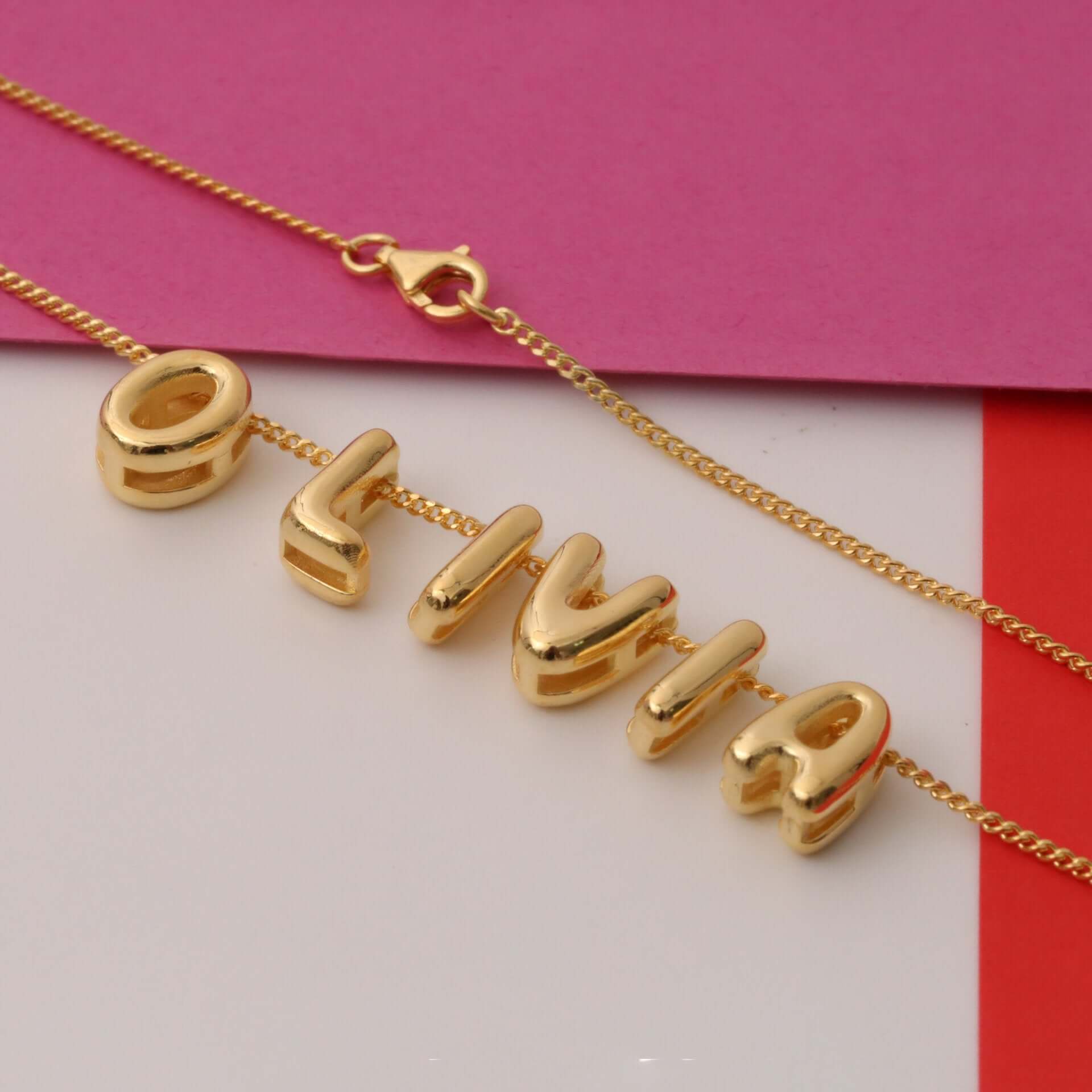 Personalized Name Initial Necklace - Custom Engraved Letter Pendant Jewelry for Women | Perfect Gift for Birthday, Anniversary & Valentine's Day | N048