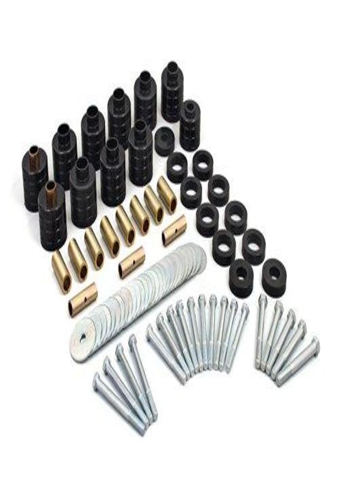 **Jeep CJ8 Super Kit Master Polyurethane Set (1981-1986 4WD) - Daystar KJ09005BK - Durable Suspension Upgrade for Off-Road & Daily Driving - Made in USA**