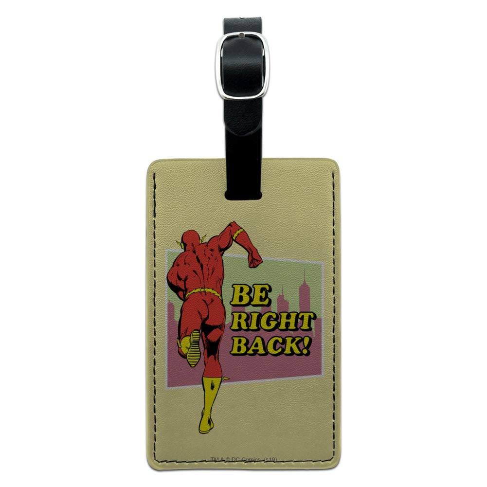 High-Quality Rectangle Leather Luggage Tag - Durable Suitcase ID Card Holder for Travel | Perfect for Carry-On Bags, Backpacks & Business Trips