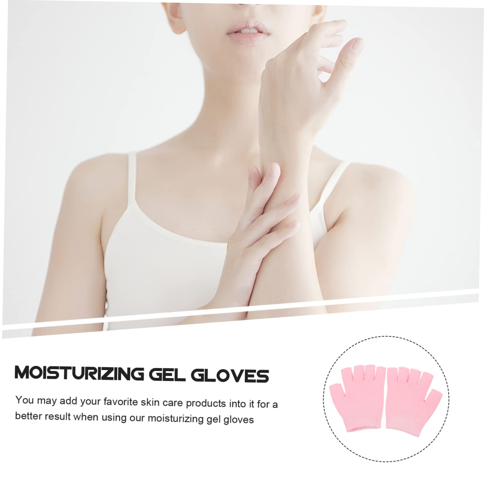 Beavorty Spa Moisturizing Gloves for Hands - Hydrating Gel Gloves for Dry Skin Care & Overnight Treatment | Perfect for Adults, Cracked Hands & Winter Hand Care Routine