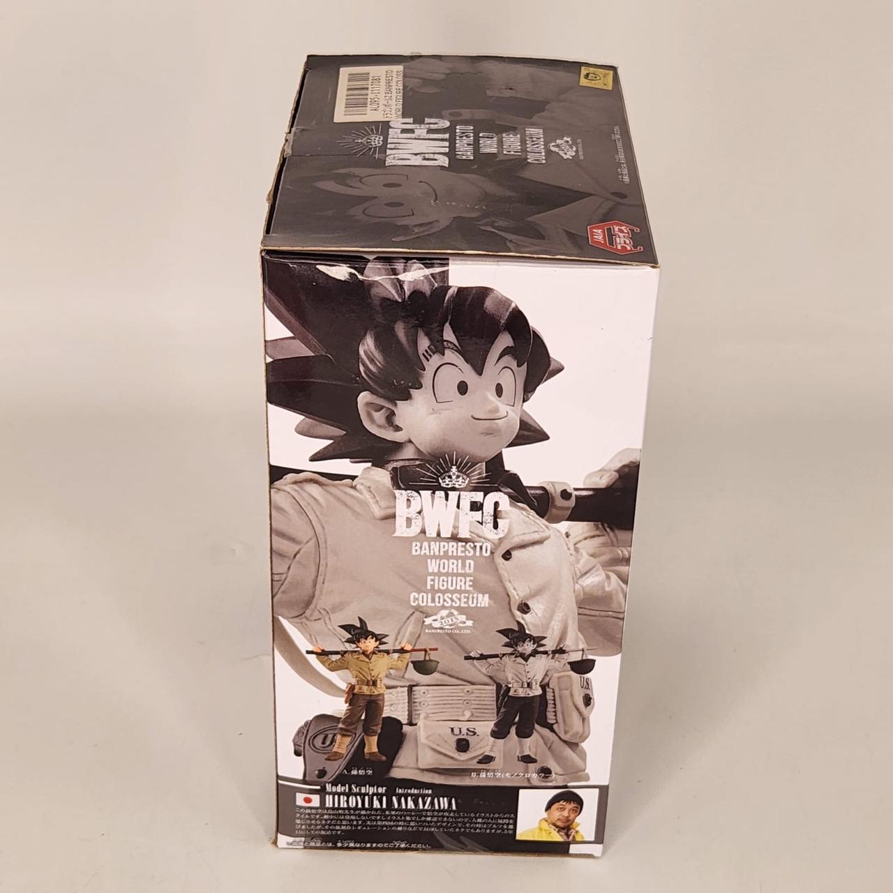 Dragon Ball Z Banpresto World Figure Colosseum BWFC Son Goku Action Figure - Collectible Anime Statue for Display, Gifts & Anime Decor