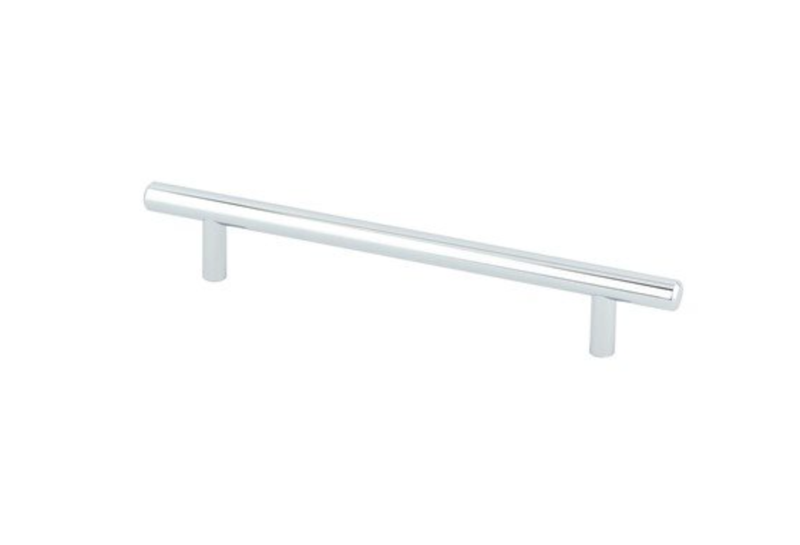 Polished Chrome Round T-Bar Cabinet Knobs and Drawer Pulls - Modern Hardware for Kitchen Cabinets, Dressers & Furniture Upgrades