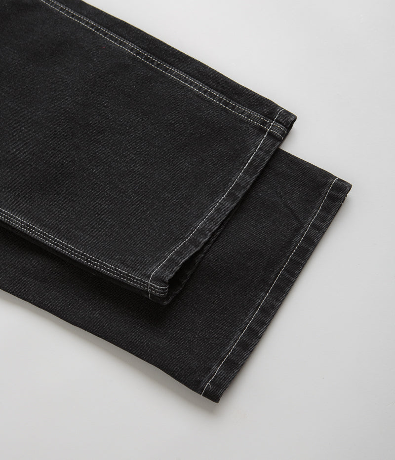 Butter Goods Tour Jeans - Flat Black Denim Pants for Men | Casual Streetwear & Travel Outfits