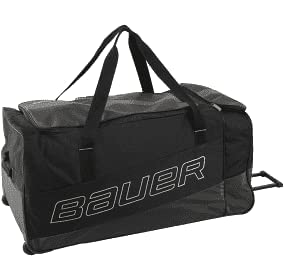 Bauer Hockey Premium Wheeled Bag (2021) - Durable Hockey Equipment Bag with Wheels for Easy Transport - Perfect for Hockey Players, Coaches & Travel to Games/Practices