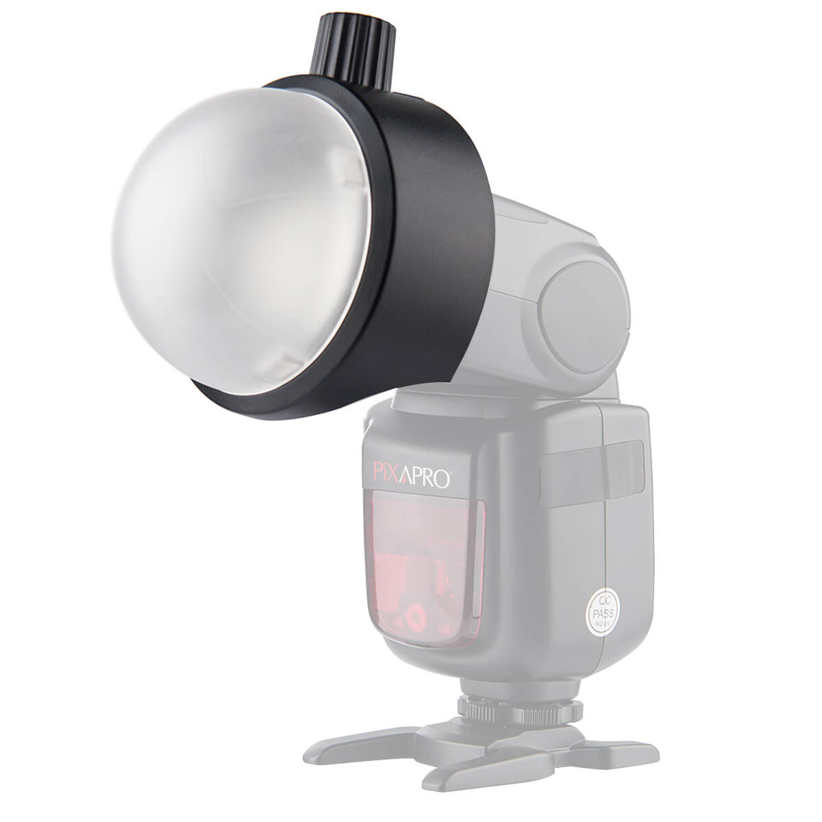 S R1 Round Head Speedlite Flashgun Adapter Bracket Ring - Universal Flash Mount for DSLR Cameras - Perfect for Studio Photography, Portrait Shoots & On-Location Lighting