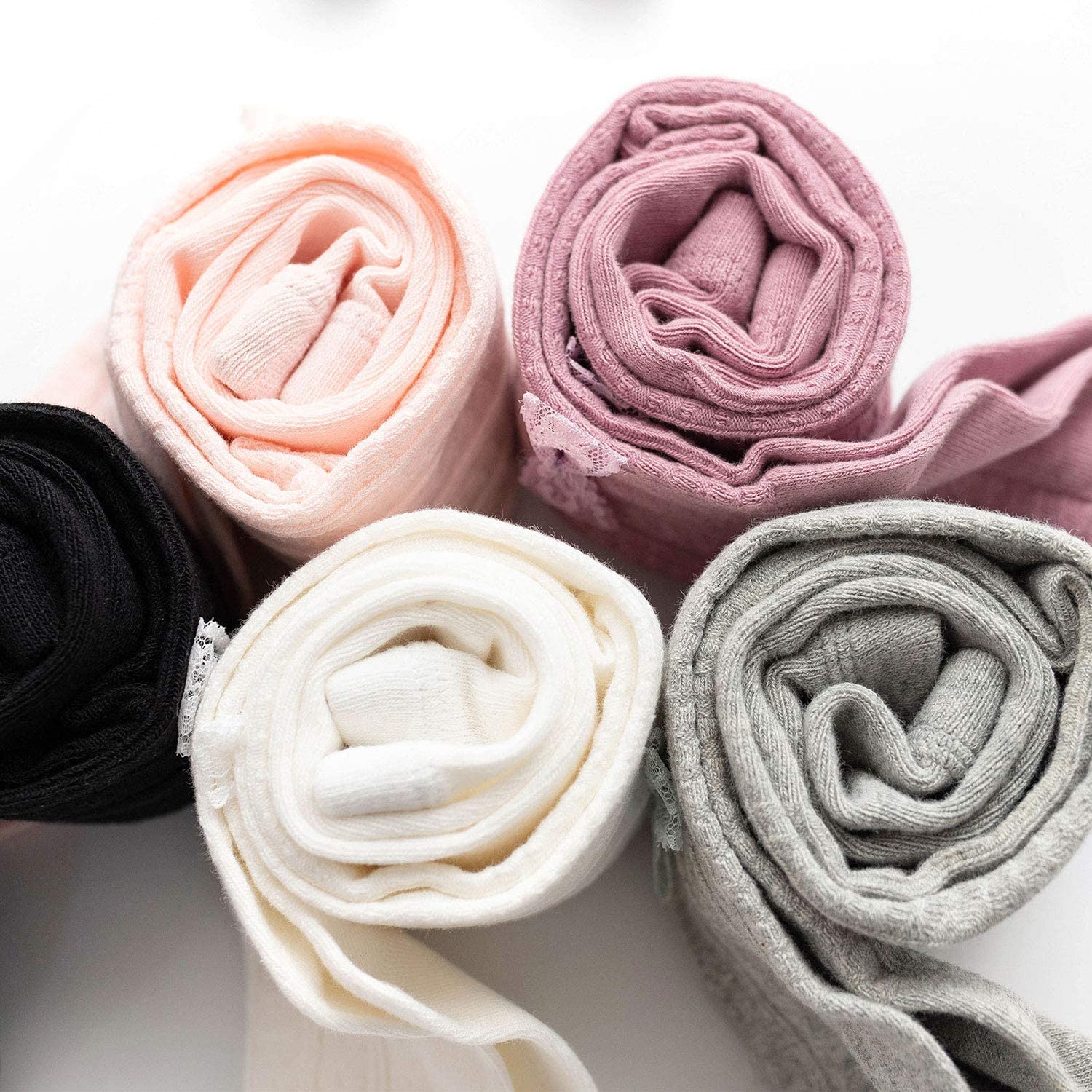 Zando Baby Tights for Girls - Soft Cotton Seamless Toddler Leggings, Cable Knit Pantyhose for Newborns & Infants | Perfect for Playtime, Daycare & Special Occasions
