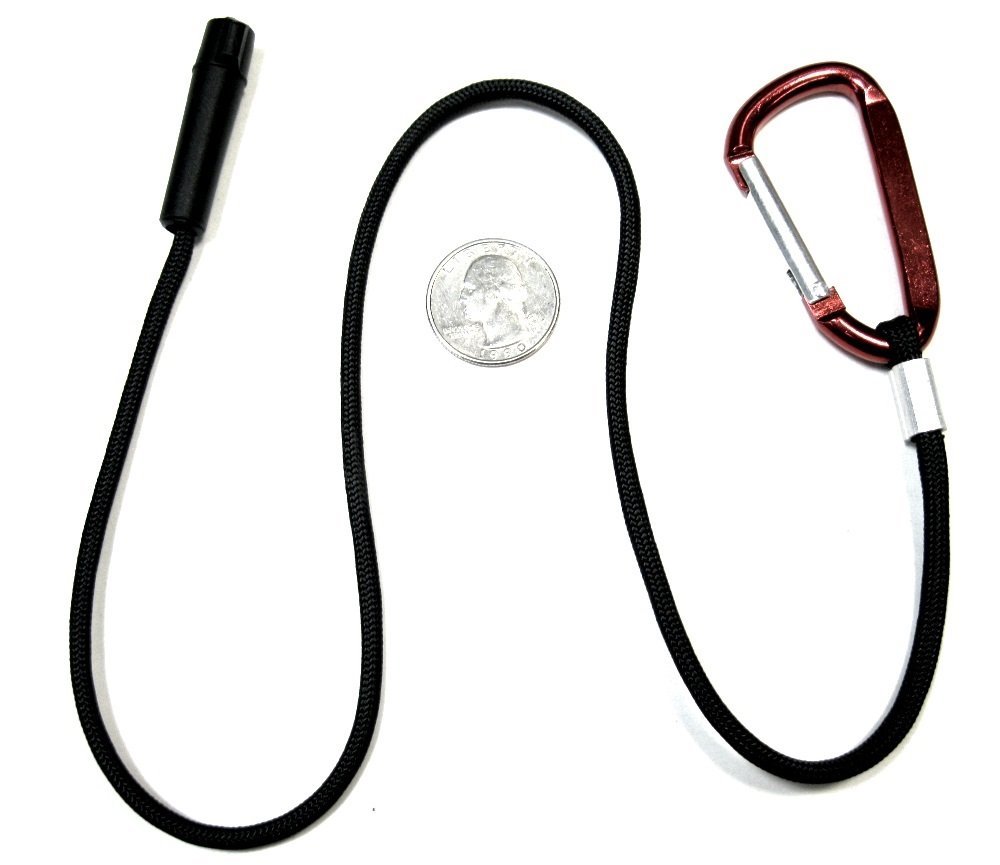 24 Inch Pen Leash with Carabiner Clip - Secure Your Pen to Clipboard or Notebook (Clipboard & Notebook Not Included) - Perfect for Office, School, and Outdoor Use