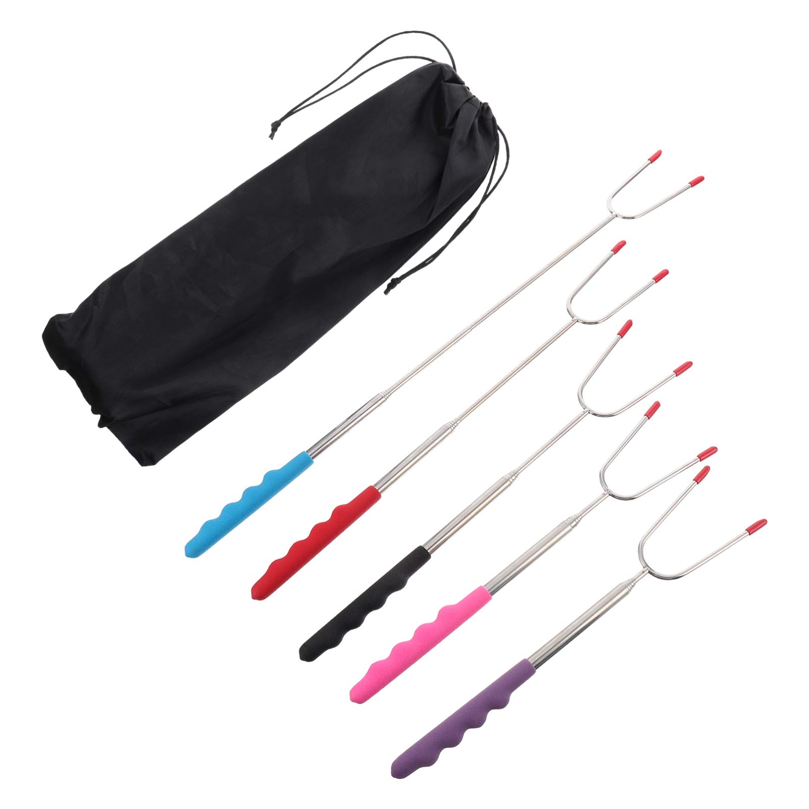 Hemoton 12-Piece Stainless Steel BBQ Skewer Set - 10