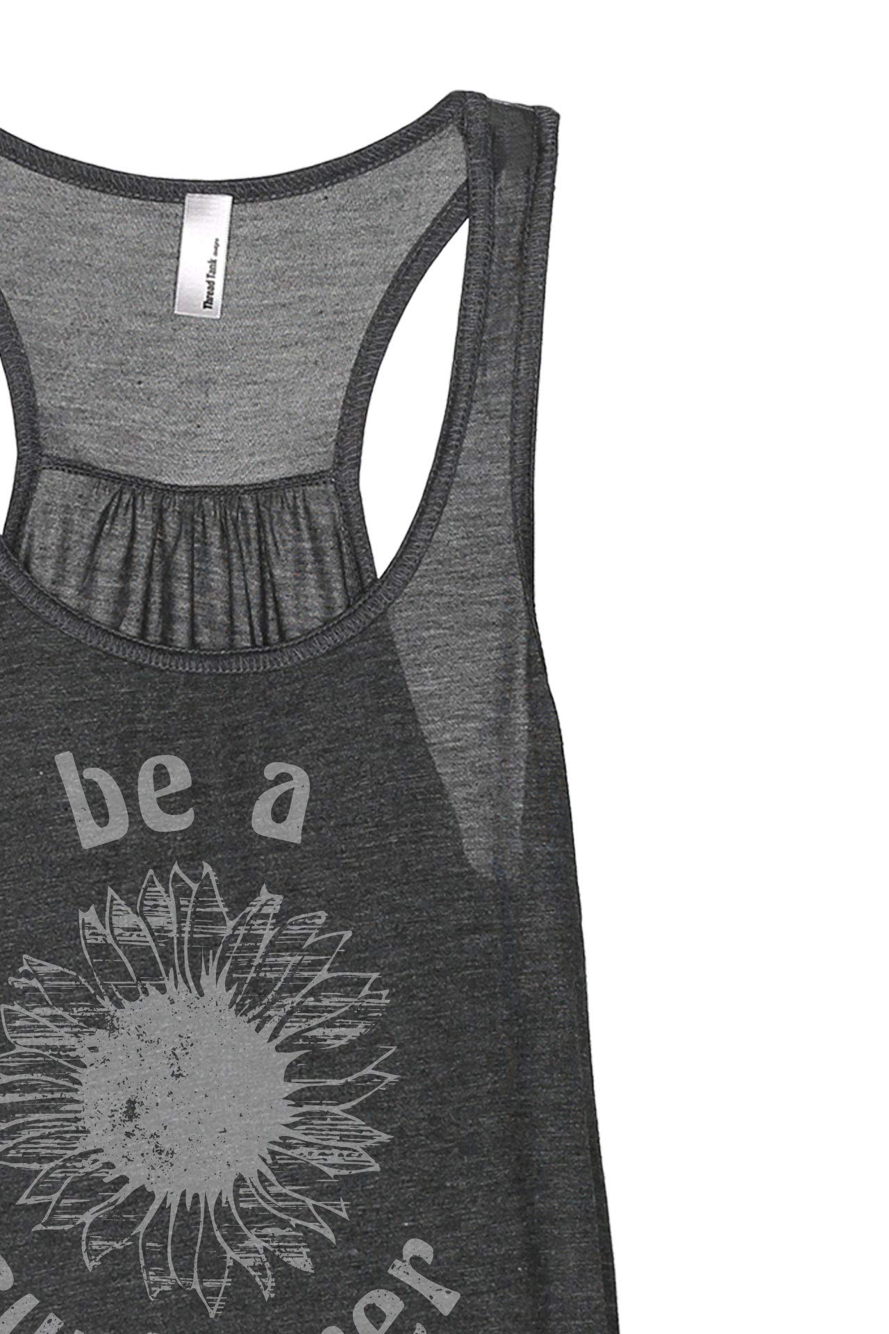Be A Sunflower Women's Sleeveless Flowy Racerback Yoga Tank Top - Breathable Workout Shirt for Gym, Running & Summer Outdoor Activities