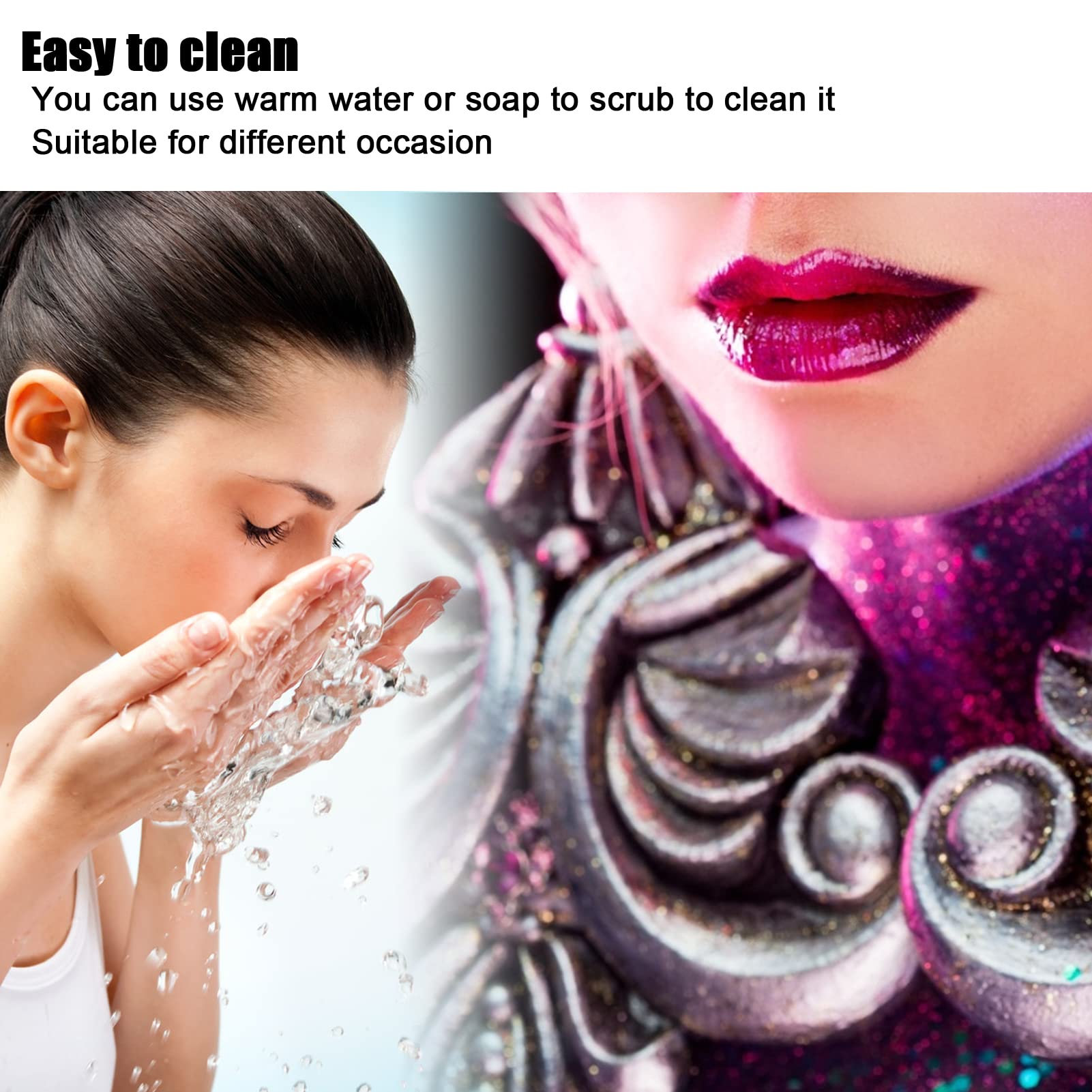 Professional Water-Based Face & Body Paint - Safe, Mild & Pearly Lustre for Birthday Parties, Halloween, Stage Performances & Cosplay Events