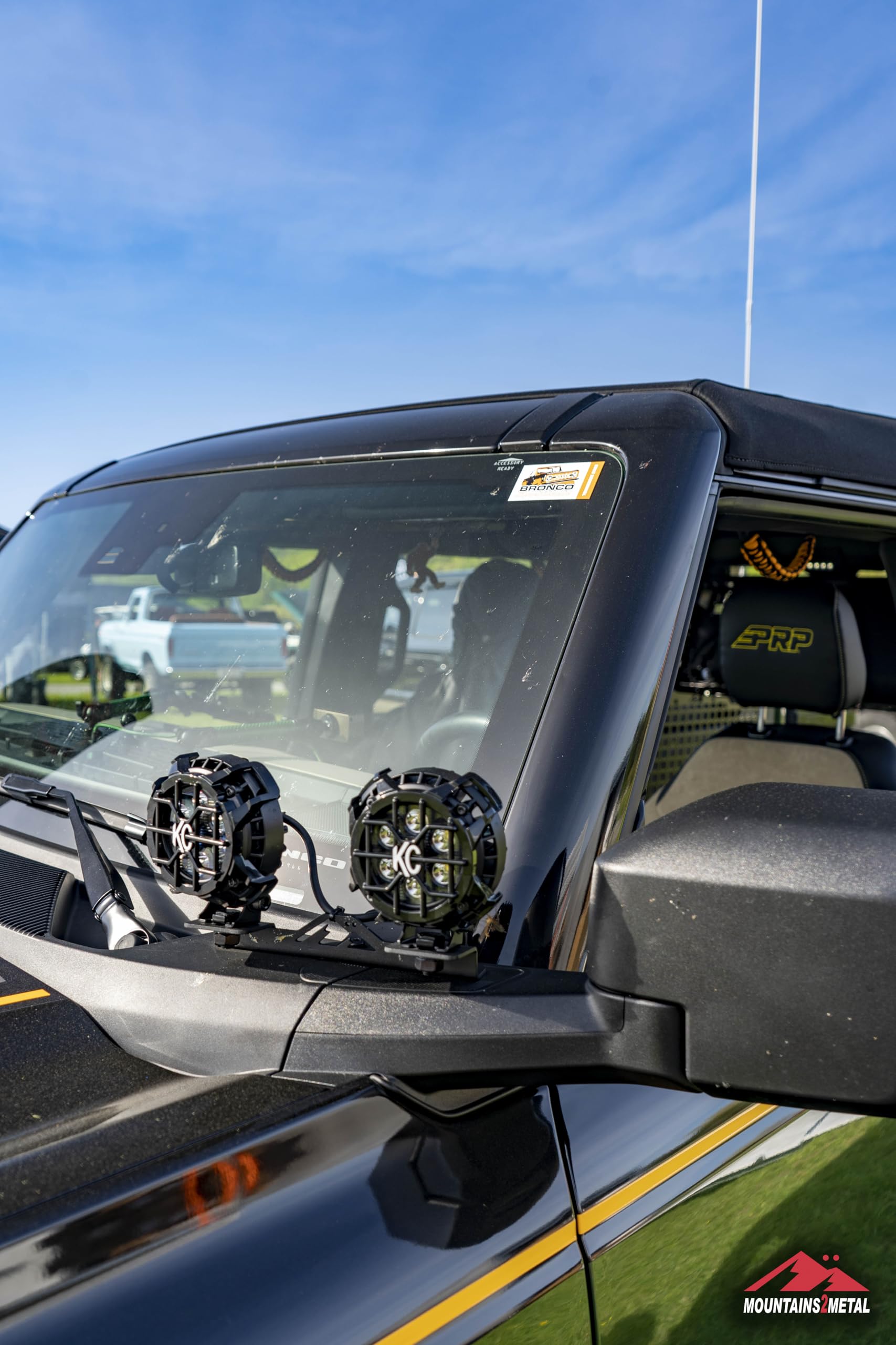2021+ Ford Bronco A-Pillar Light Brackets - Universal Fit for Most Aftermarket Pod Lights | No Drilling Required | Made in USA | Perfect for Off-Roading & Night Driving