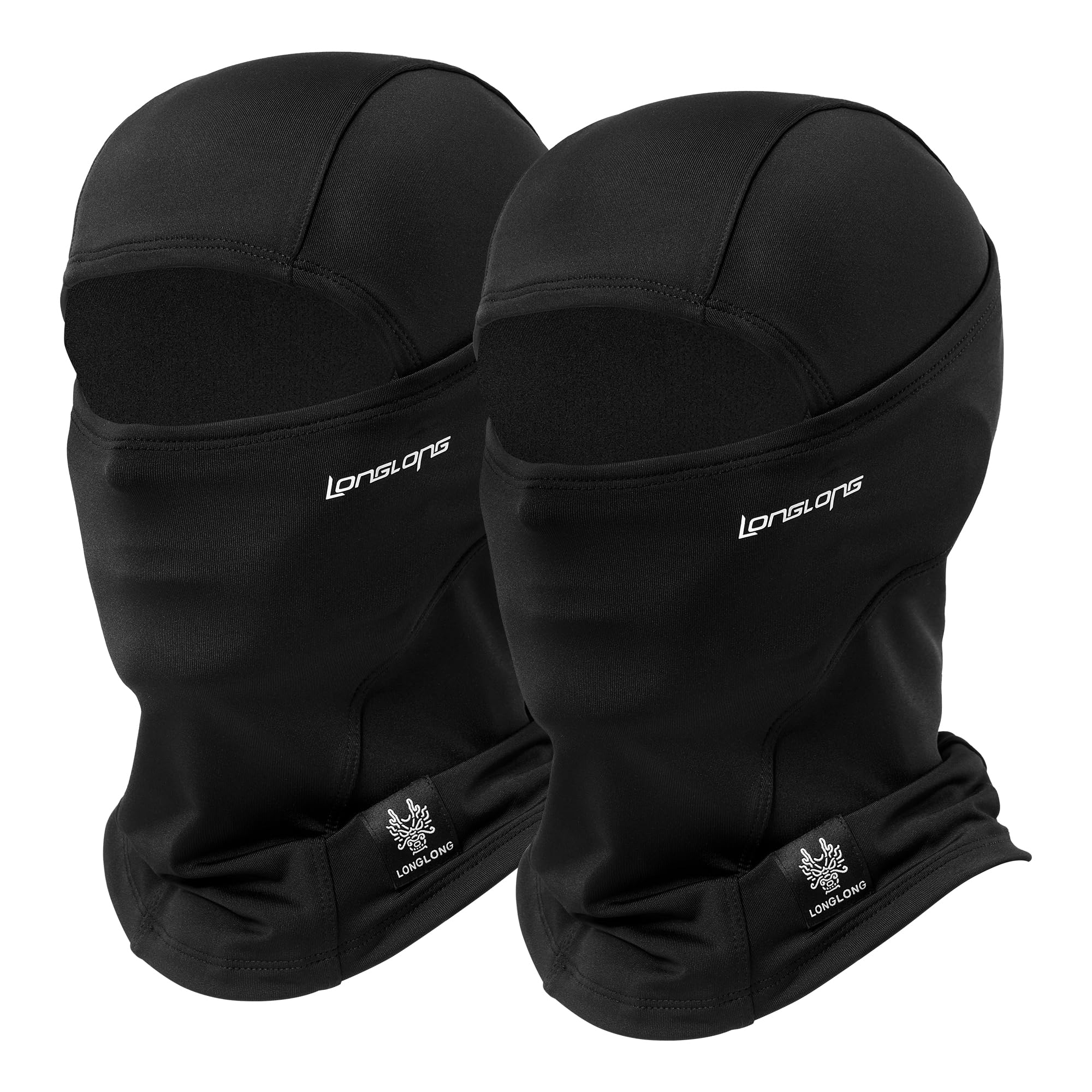 LONGLONG Balaclava Ski Mask - Moisture Wicking, Windproof & Warm Double Layer Full Face Cover for Men & Women - Perfect for Winter Skiing, Snowboarding, Motorcycling & Outdoor Activities