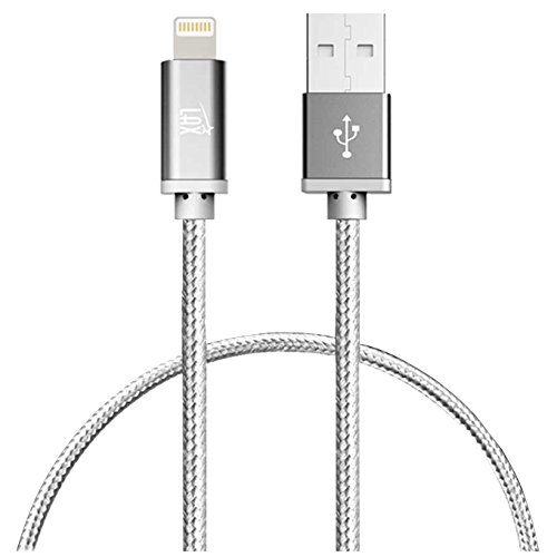 LAX MFi Certified iPhone Charger Lightning Cable - Durable Braided USB Cord for iPhone 11/11 Pro Max/XS Max/X/8/7/6, iPad & iPod | Fast Charging & Data Sync | Perfect for Home, Office & Travel Use
