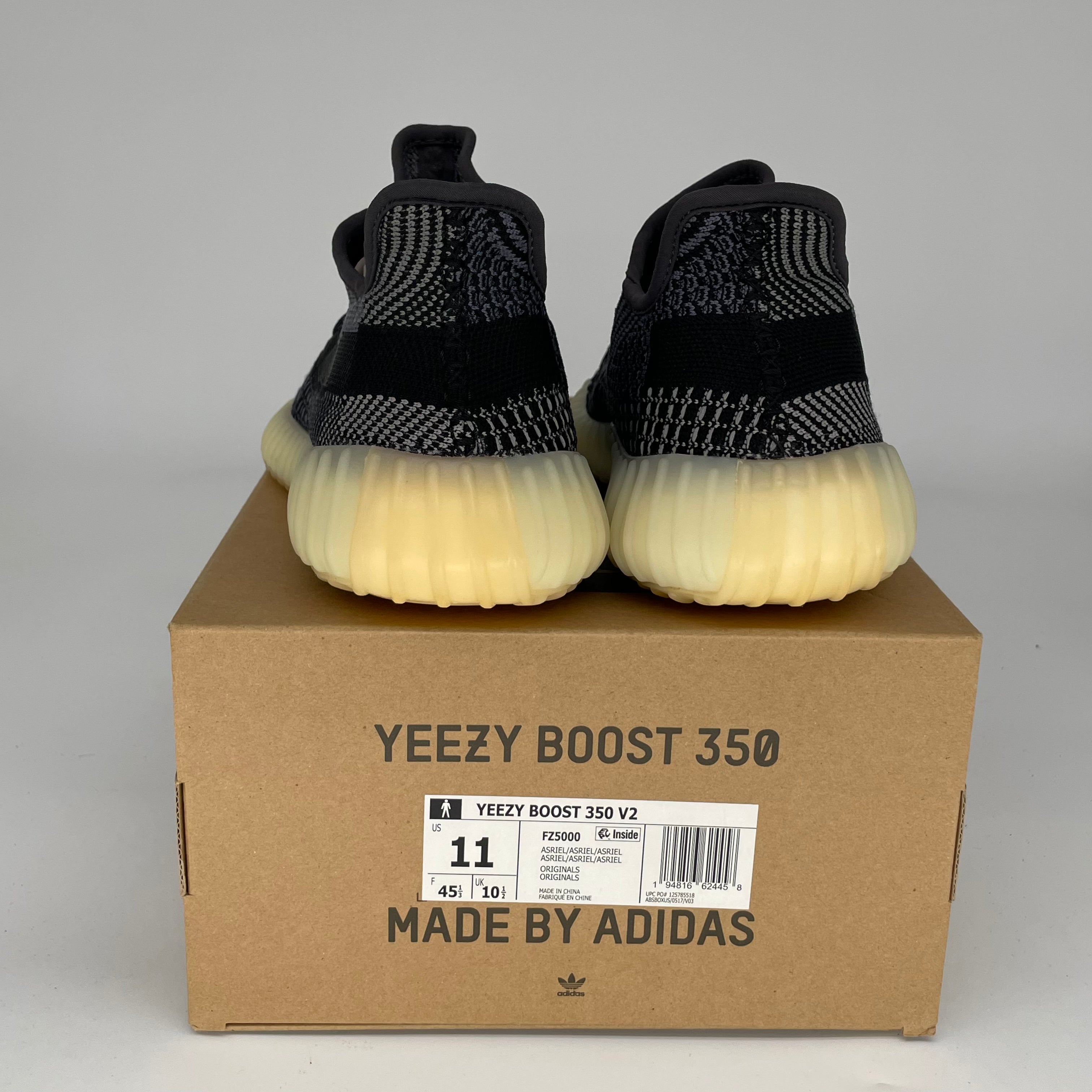 Adidas Yeezy Boost 350 V2 Carbon - Men's Size 11 Running Shoes | Lightweight & Comfortable Sneakers for Jogging, Gym Workouts & Casual Wear (Style Code: FZ5000)