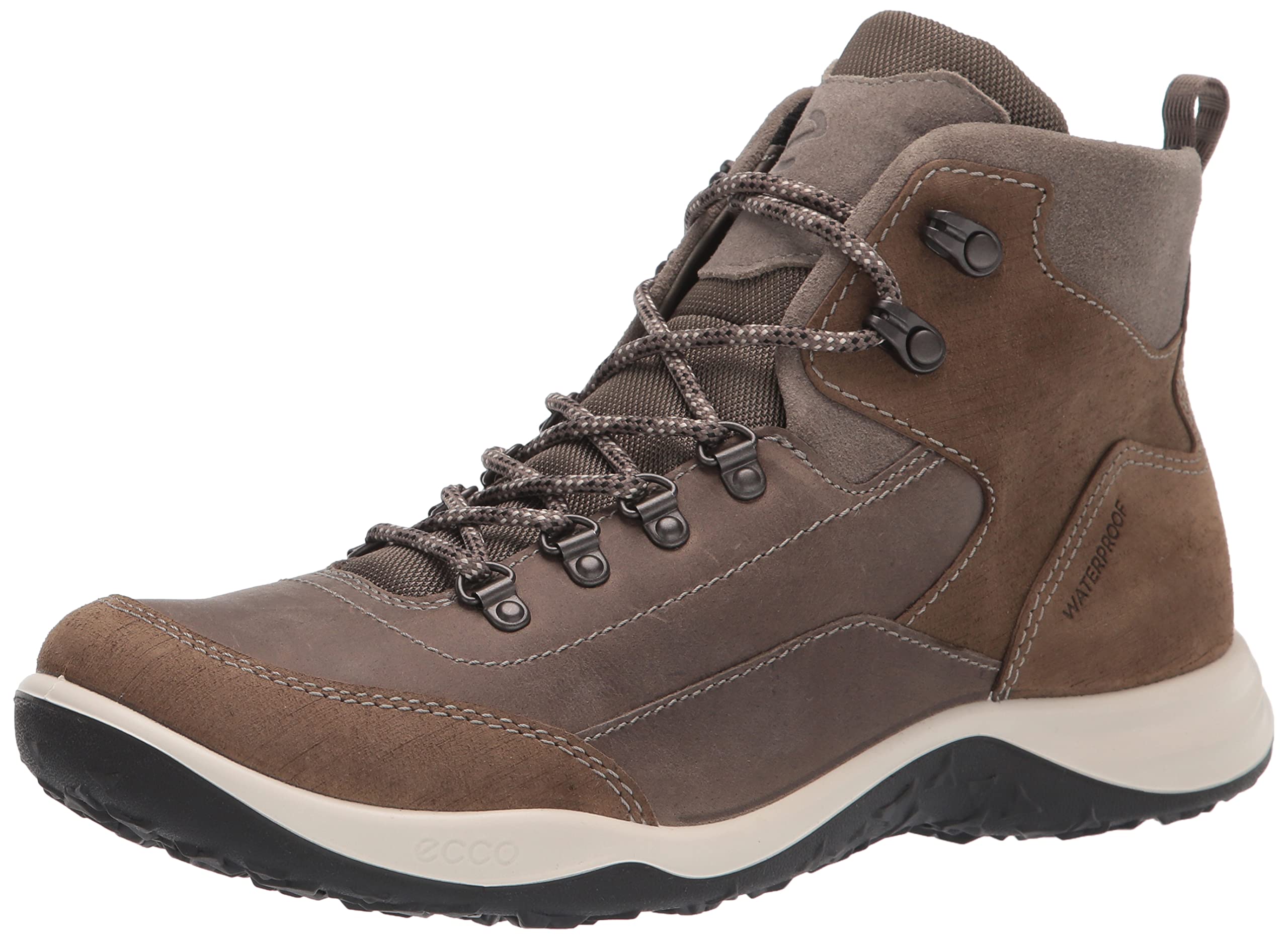 ECCO Men's Esphino Waterproof Hiking Boots - Lightweight Comfortable Outdoor Shoes for Trekking, Camping & Winter Adventures