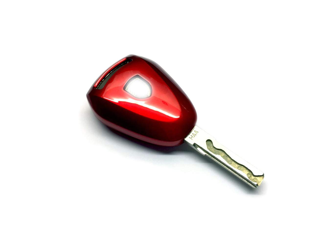Porsche 987 997 Facelift Remote Key Cover - Black Head Key Case with Metallic Red Finish | Durable Key Fob Protector for Car Keys | Perfect for Daily Use & Car Enthusiasts