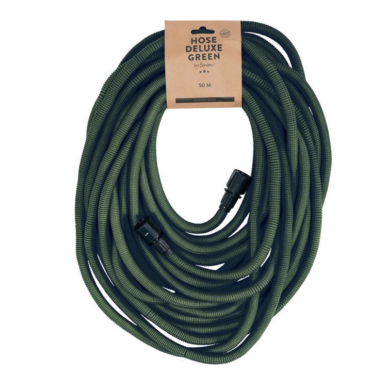 Premium Heavy-Duty Garden Hose - 50ft Expandable Water Hose with 8 Function Spray Nozzle - Perfect for Lawn Care, Car Washing, and Outdoor Cleaning
