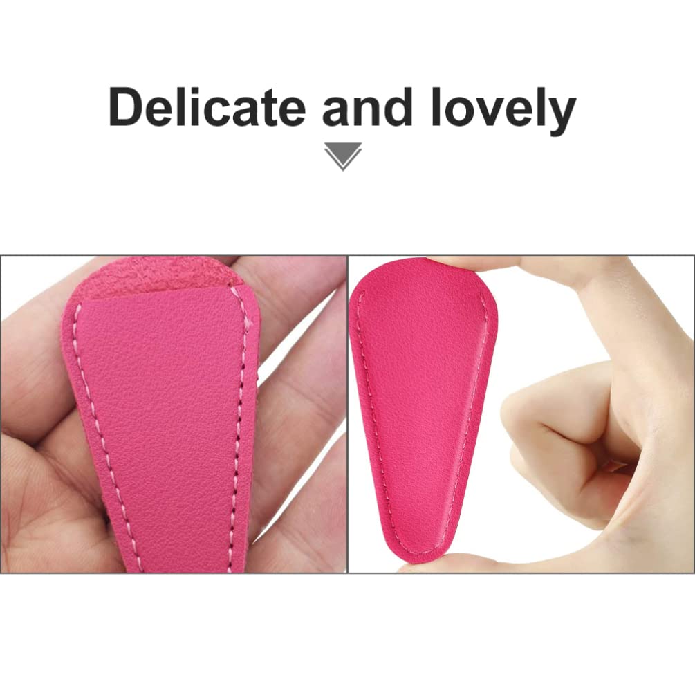 12 Pcs Leather Scissors Covers - Premium Scissors Protectors & Sheaths for Hairdressing, Sewing, Crafting - Durable Scissors Case & Protective Sleeves for Salon, Office, Home Use
