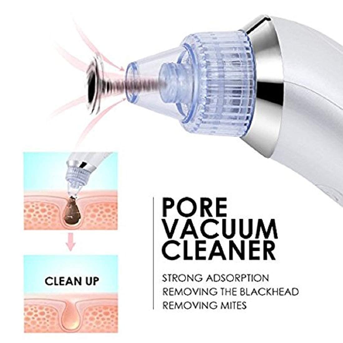 Divik Acne Pore Cleaner Vacuum - Blackhead Remover Kit for Women & Men - Perfect for Daily Facial Care
