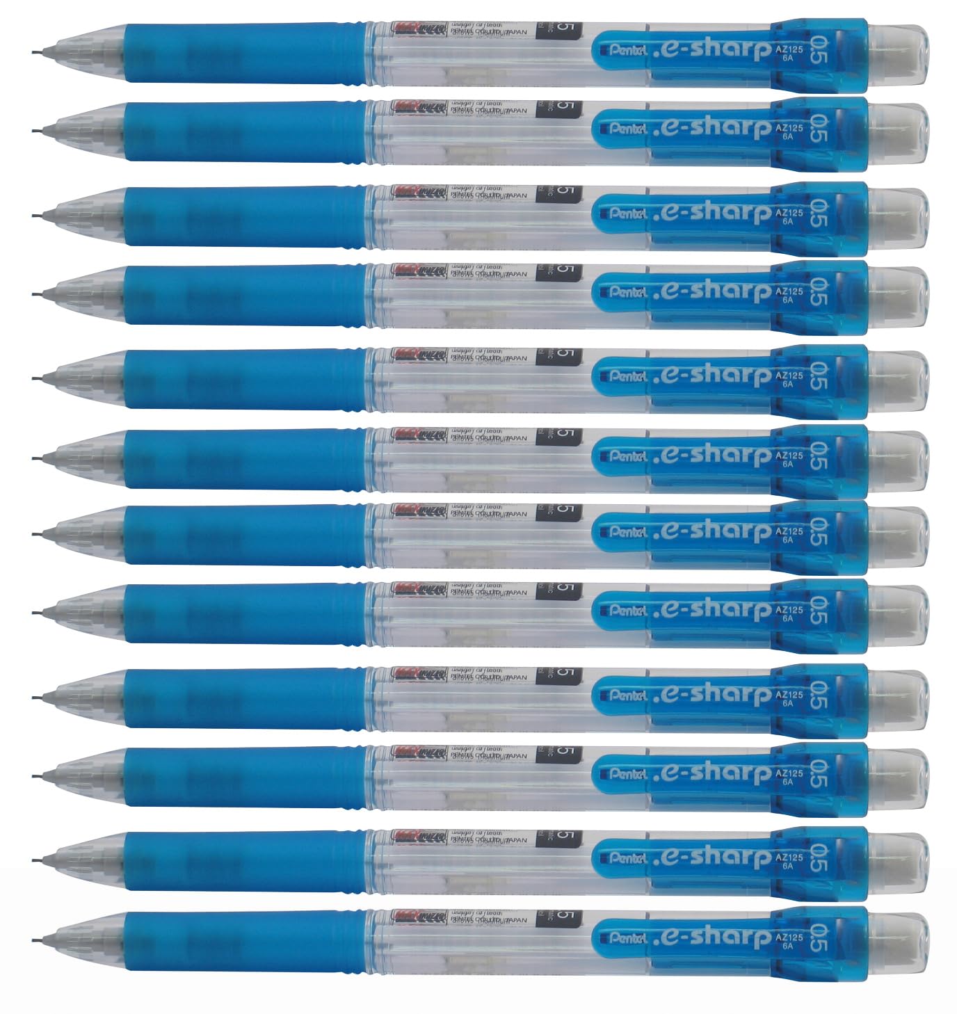Pentel 0.5mm Mechanical Pencil - Sky Blue (12-Pack) | Smooth Writing for School, Office & Sketching | Premium Drafting & Note-Taking Tool