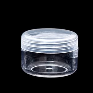 12-Pack Unbreakable Plastic Cosmetic Containers with Clear Lids - 25g Transparent Jars for Creams, Lip Balm, Body Butter & Essential Oils | Perfect for DIY Skincare, Travel & Makeup Organization