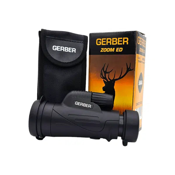 Gerber Zoom ED 10x42 Monocular - High Power Compact Monocular Telescope for Hunting, Bird Watching, Hiking & Outdoor Adventures