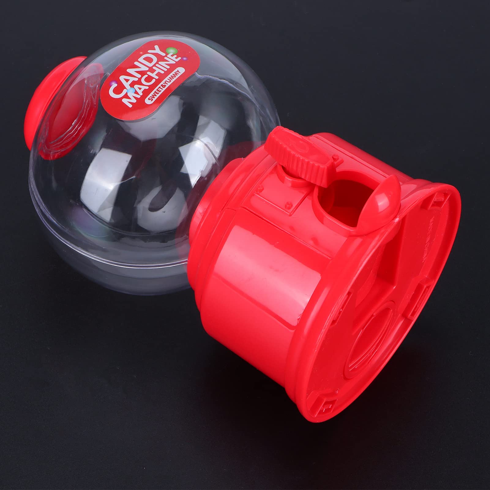 FIYO Candy Piggy Bank for Kids - Cute Twist Machine Money Saving Box with Candy Storage - Perfect Gift for Children's Birthday & Party Favors (Red)