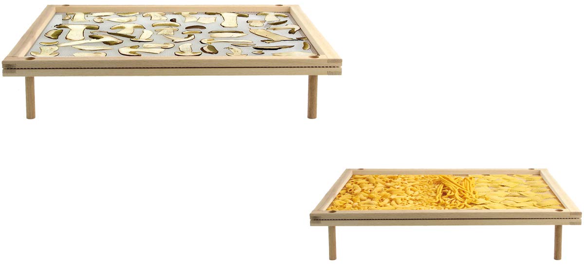 Eppicotispai 2-Piece Stackable Food Dehydrator Set - Expandable 2-Tier Drying Rack for Fruits, Vegetables & Herbs | Perfect for Home Kitchen, Camping & Food Preservation